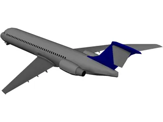 Boeing 717-200 3D Model