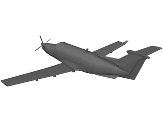 Pilatus PC-12 3D Model