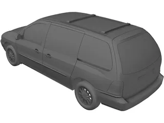 Ford Windstar (2000) 3D Model