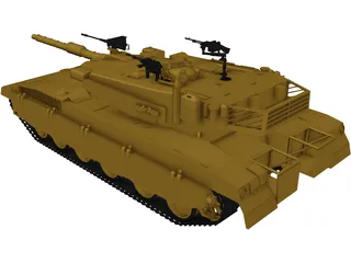 Merkava MK3 3D Model