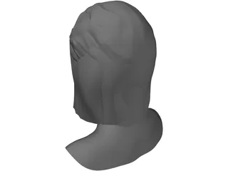 Head Female 3D Model