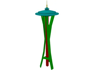 Space Needle 3D Model