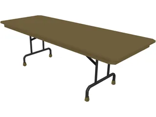 Table Folding 3D Model