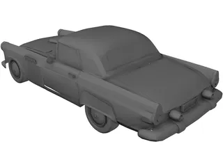 Ford Thunderbird (1957) 3D Model