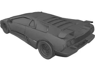 Lamborghini Diablo (1990) 3D Model