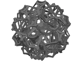 Buckyball 3D Model