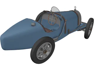 Bugatti Type 35 3D Model