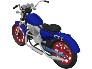 Motorcycle 3D Model