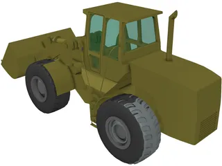 Front Loader 3D Model