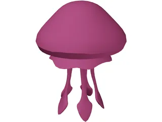 Jelly Fish 3D Model