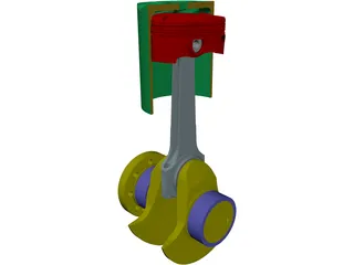 Piston Detailed 3D Model