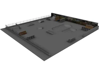 Skate Park 3D Model