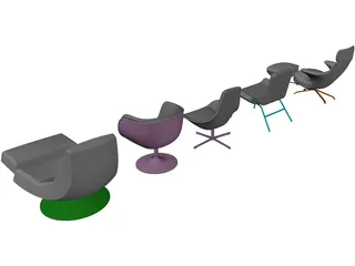 Chairs 3D Model