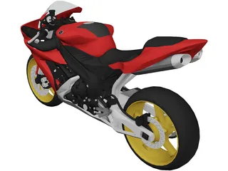 Yamaha YZF-R1 3D Model