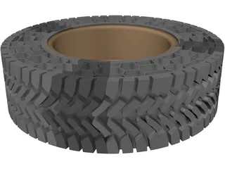 Run Flat Tire 3D Model