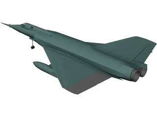 Dassault Mirage IV 3D Model