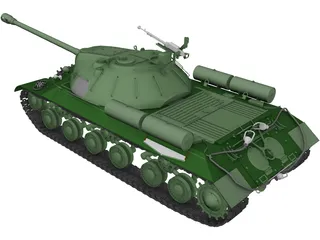 IS-3 Heavy Tank 3D Model