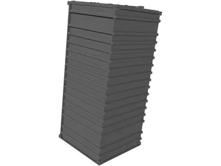 Container Shipping 20ft 3D Model