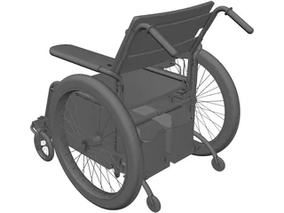 Wheelchair 3D Model