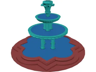 Fountain 3D Model