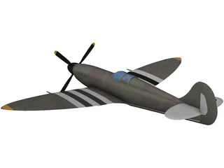 Supermarine Spitfire 3D Model