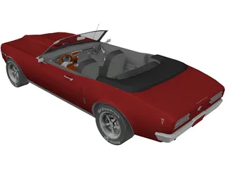 Pontiac Firebird Convertible 3D Model