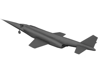 Douglas X-3 Stiletto 3D Model