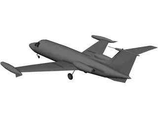 HFB-320 Hansa Jet 3D Model