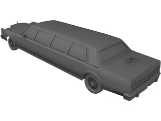 Lincoln Towncar 3D Model