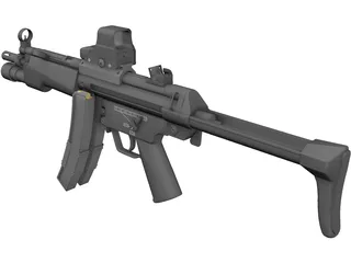 MP5 3D Model