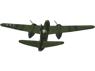 Douglas A-20G Havoc 3D Model