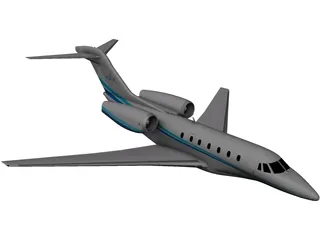 Cessna Citation X 3D Model