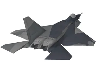 F-22 Raptor 3D Model