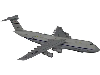 Lockheed C-5 Galaxy 3D Model