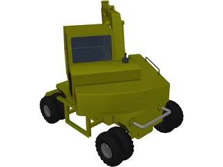 Excavator 1960 3D Model