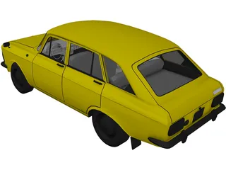 AZLK Moskvich 2125 Kombi 3D Model