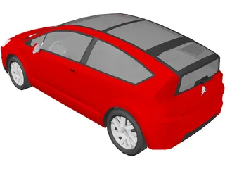 Citroen C4 2.0i VTR 3D Model