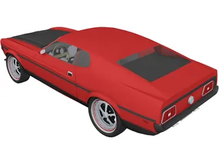 Ford Mustang Mach-1 3D Model
