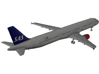 Airbus A321 SAS 3D Model