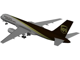 Boeing 757-200PF UPS 3D Model
