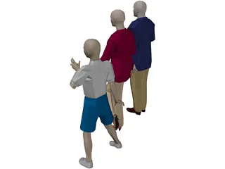 Family 3D Model