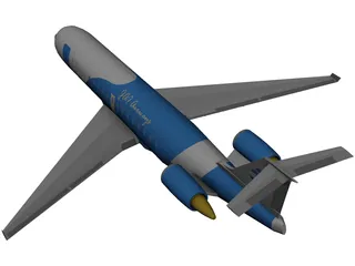 Bombardier CRJ-100 Jazz Airways 3D Model