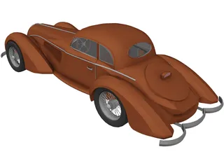 Alfa Romeo 8C (1938) 3D Model