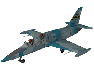 Aero L-39 Albatros Royal Thai 3D Model