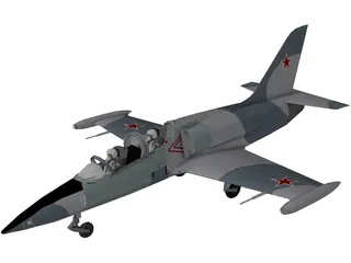 Aero L-39 Albatros Soviet Air Force 3D Model