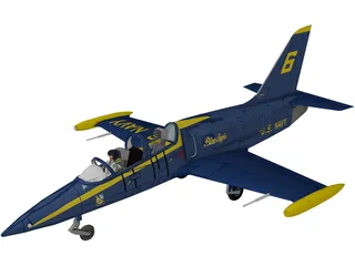 Aero L-39 Albatros US Navy 3D Model