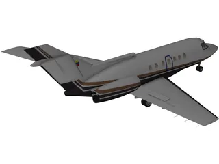 Hawker 850XP 3D Model