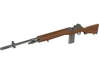 M14 Rifle 3D Model