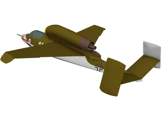 Heinkel HE 162 3D Model