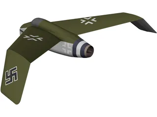 Heinkel P1078C 3D Model